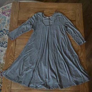 Juniors Small Striped Swing Dress